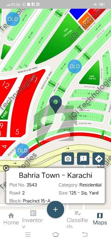 بحریہ ٹاؤن کراچی کراچی میں 5 مرلہ رہائشی پلاٹ 36.0 لاکھ میں برائے فروخت۔