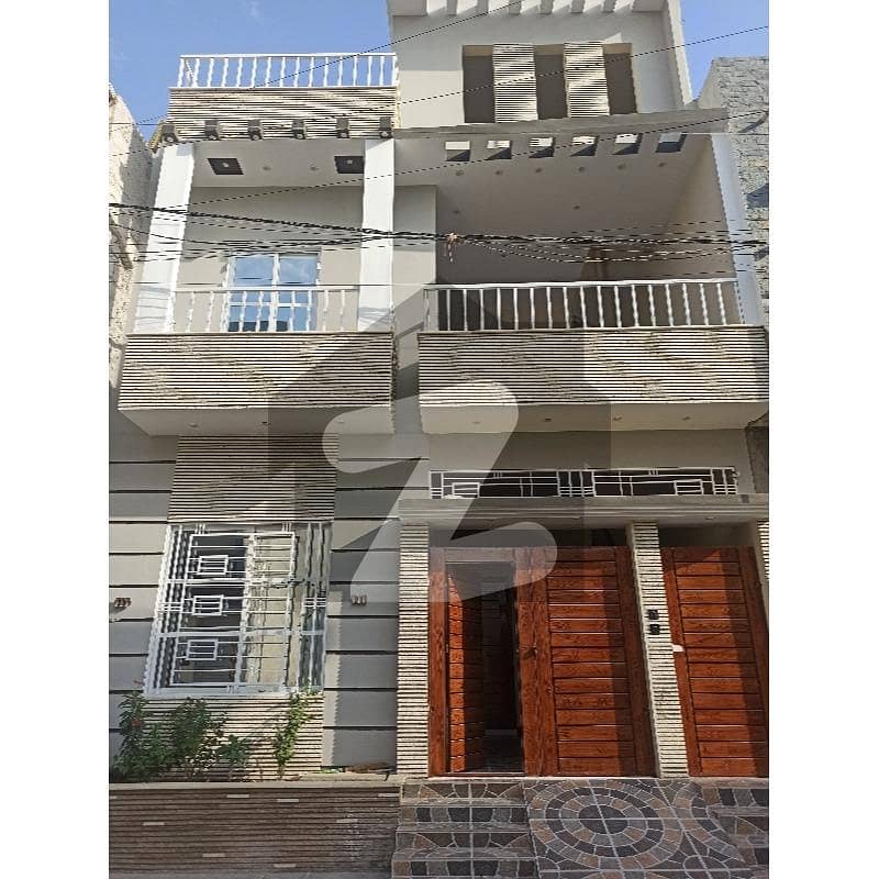 Brand New Lease Luxurious Ultra Lavish G+1 West Open 120sqyd House, Capital Society Most Renound Society Of Scheme 33, Near DOW HOSPITAL And Safoora Chorangi