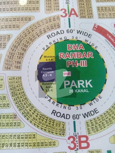 DHA Rahbar Sector-3 Block A one of the best area in DHA Rahbar this plot is located near park the bigest family park in DHA Rahbar ideal location for build a house here its possession area with All dues clear