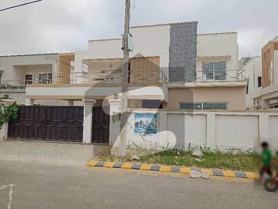 House Of 500 Square Yards Brand New West Open Corner With New Design Front 80 Feet Double Road Side 60 Feet Roan And Park Top Location Of Falcon For Sale In Falcon Complex New Malir