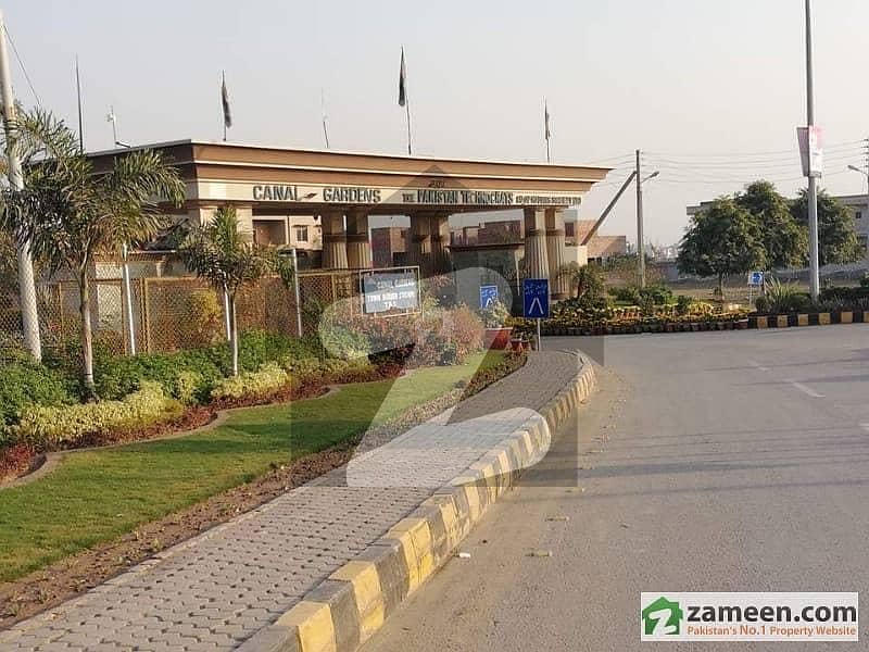 1 Kanal plot for sale in Canal Garden Lahore
