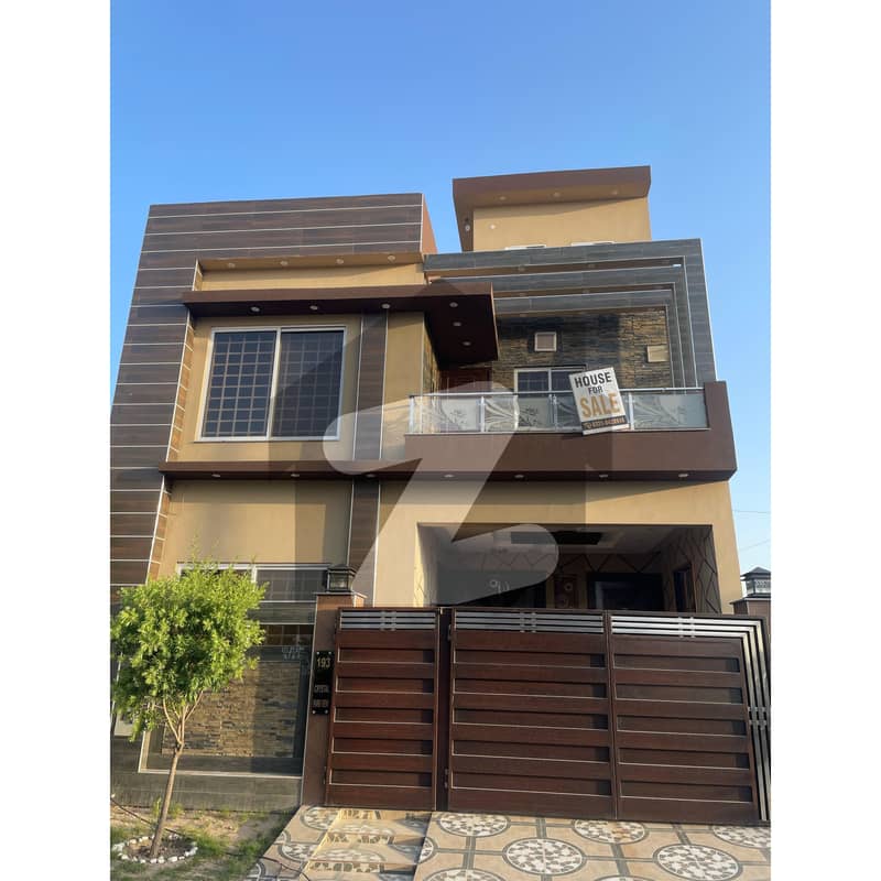 5 Marla Brand New Corner House Available For Sale In Crystal Block