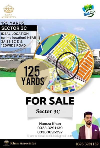 ڈی ایچ اے سٹی - سیکٹر 3 سی ڈی ایچ اے سٹی - سیکٹر 3,ڈی ایچ اے سٹی کراچی,کراچی میں 5 مرلہ رہائشی پلاٹ 31.0 لاکھ میں برائے فروخت۔
