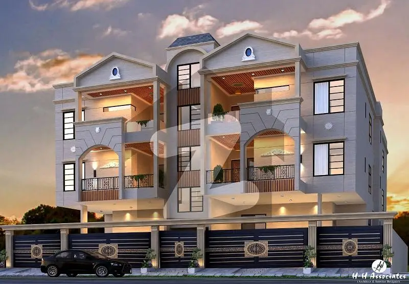 *Portion Available In New Booking For Sale* *Under Construction Project* 1 Year Schedule Time 4 Bed Drawing Dining (2443 Sqft Covered Area) *DEMAND 5 CR RUPEES* *FIRST FLOOR SECOND FLOOR*