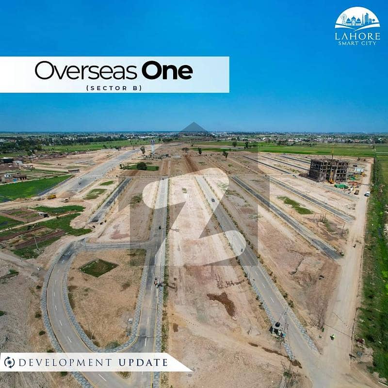 5 Marla residential plot Overseas 1 (west) is for sale in Lahore Smart City