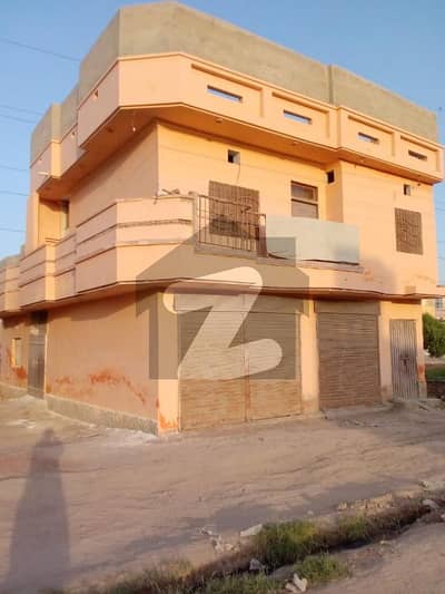 Double Storey 5.5 Marla House With 2 Shops For Sale