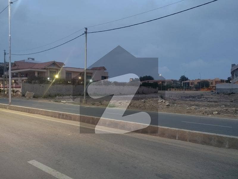 A West Open Residential Plot Measuring 4000 Square Yards Having A Front Of 240 Feet Located On Khayaban E Muslim In Phase 6 Is Available For Sale.