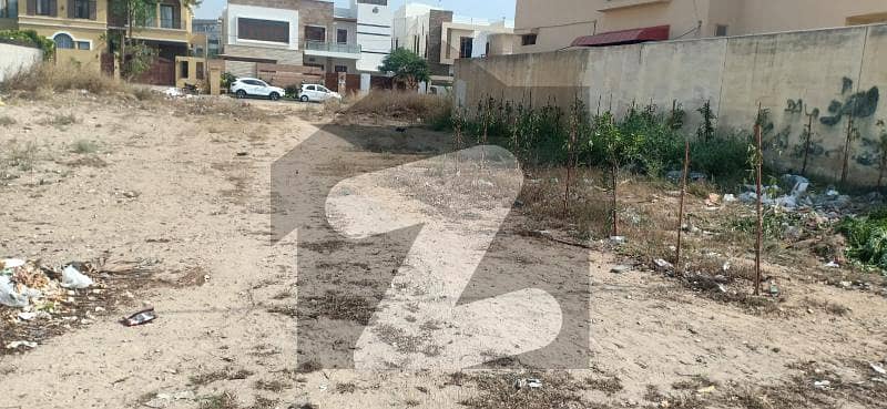 600 yards residential plot for sale on 18th street near Zamzama Park box plot at most prime location