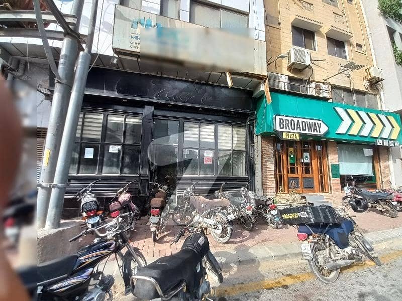 Ground Basement Shop For Rent DHA Phase 6 Main Saba Avenue Small Bukhari Commercial