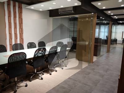 Semi Furnished Furnished Najmi Bilgrami Designed Top Of Line Office At 1200 Square Feet At Doctors Plaza. Clifton Block 9 Also Available For Rent