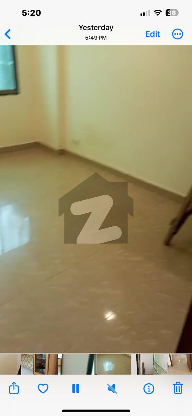Flat for sale on murtaza commercial
