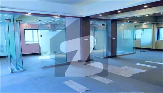 2,600 SQR FT OFFICE SPACE AVAILABLE IN BLUE AREA JINNAH AVENUE FACING