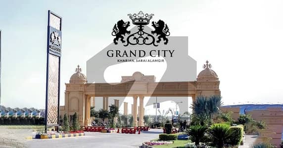 5 Marla Plot On Easy Installments Plan Grand City Kharian Burj Premium