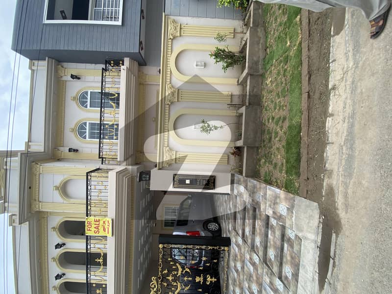 10 Marla Double Story Brand New House Back Of Main For Sale In Punjab University Housing Phase 2