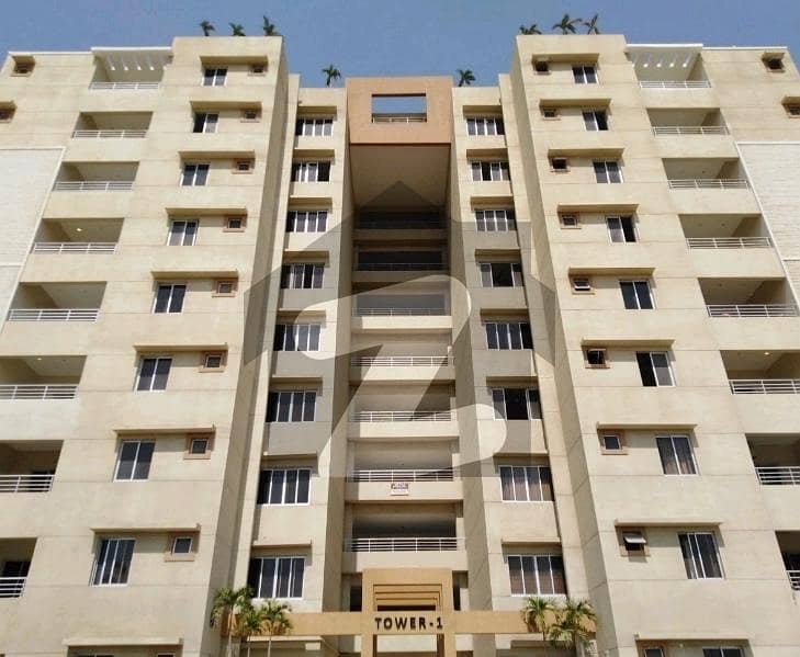 TOWER 1 ROAD FACING FLAT ON PRIME LOCATION AVAILABLE IN NHS KARSAZ KARACHI