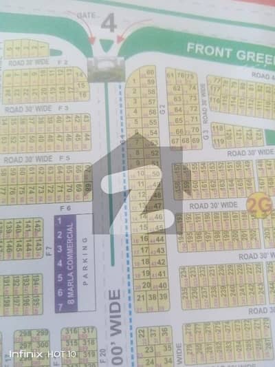 DHA Rahbar Sector-2 block F location wise top plot corner on 100 feet road ideal location with All dues clear possession plot nearest approach to Gate no:-4 DHA Rahbar Sector-2