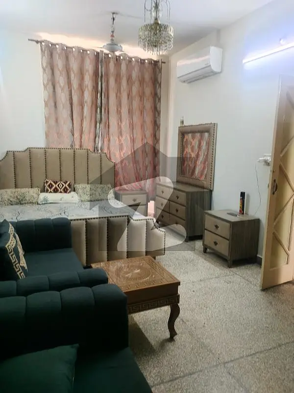 Beautiful Fully Furnished Portion Available For Rent In G11 Islamabad At Big Street, Near To Markaz.