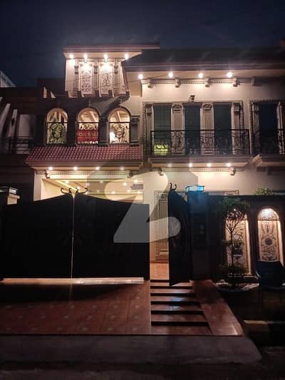 10 Marla Very Beautiful Spanish Brand New House For Sale Gated Area Very Super Hot Location Near Park Market And Main Boulevard A++ Construction