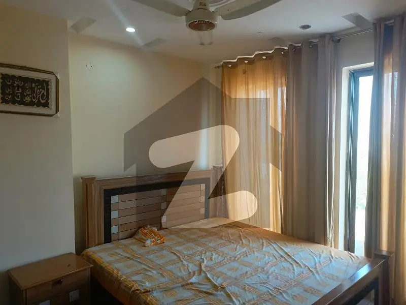 1 BEDROOM FULLY FURNISHED APARTMENT FOR RENT IN SECTOR D BAHRIA TOWN LAHORE