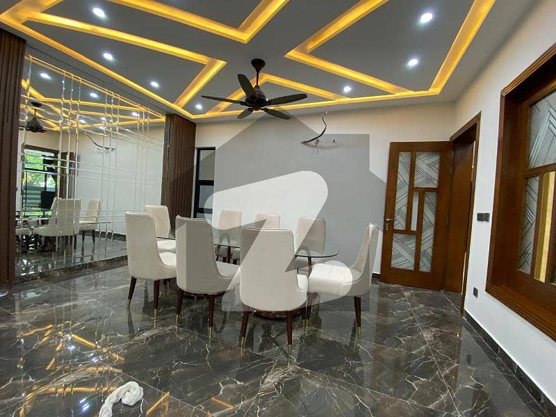 1 Kanal Brand New Super Luxury Ultra Modern Design Double Height Lobby Fully Furnished Corner House For sale in Valencia Town Lahore