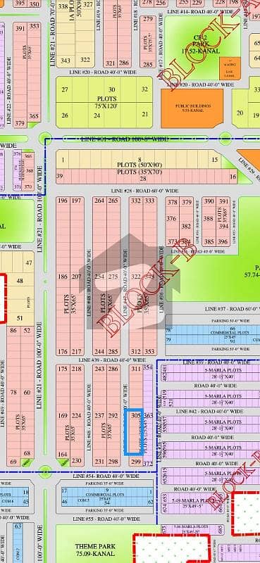 10 Marla Best Location Plot For Sale In Citi Housing Phase 1