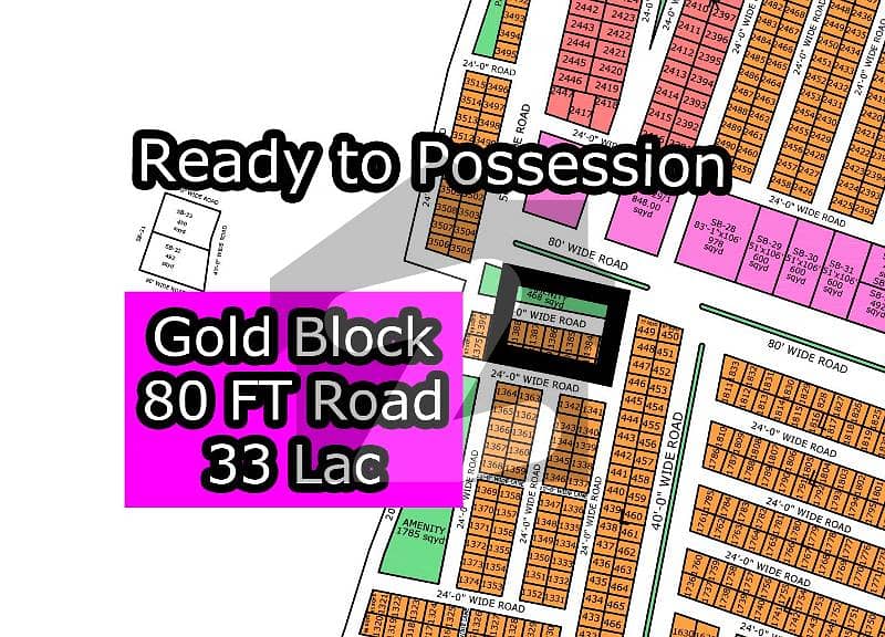 L - (80 FT Road + Gold Block) North Town Residency Phase - 01 (Surjani)