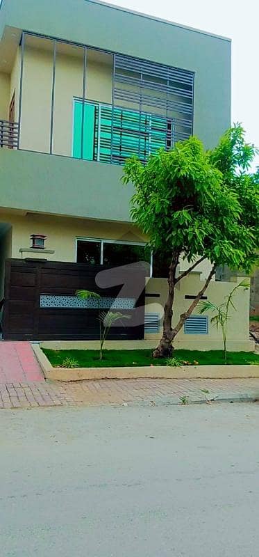 7 Marla brand new double story house for sale at Abu Bakar block at main double road and at a very prime location near to commercial area