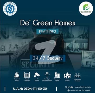 Ideal 10 Marla Residential Plot has landed on market in De Green Homes, Multan