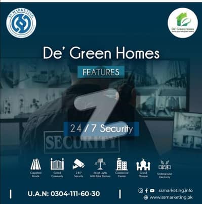 Highly-Desirable 12 Marla Residential Plot Available In De Green Homes