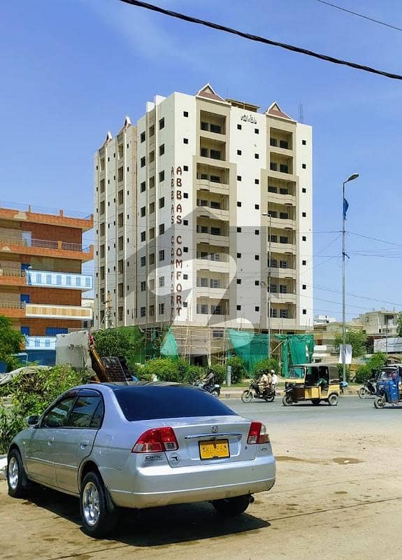 Brand New 3 Bedroom Drawing Dining Apartment Available For Sale at "ABBAS COMFORTS" Main shahrah-e-Pakistan ancholi society