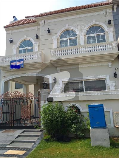 5 MARLA BRAND NEW SPANISH DESIGN HOUSE FOR SALE WITH FULL BASEMENT VERY HOT LOCATION IN DHA PHASE 9 TOWN