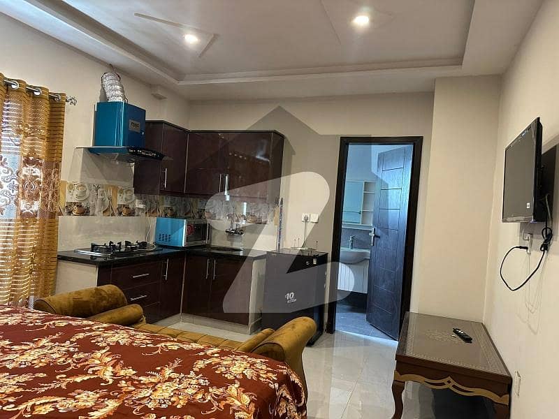 1 bed furnished apartment for rent in sector c bahria town lahore