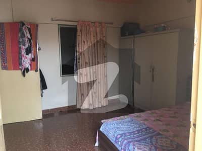 flat for Rent 4th floor 2bedroom dd West open vip location block L north Nazimabad Karachi