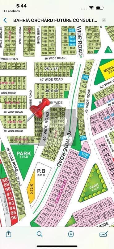 5 Marla House Location Plot In Bahria Orchard Phase-2 Lahore