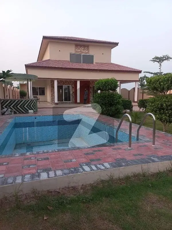 On Excellent Location Barki Road 2 Kanal Farm House Up For sale