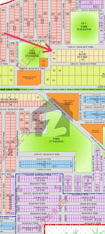 1 KANAL CORNER PLOT FOR SALE WITH EXTRA LAND IN CITI HOUSING
