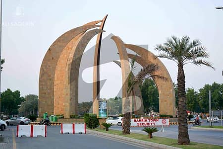 Corner Side 8 Marla Facing Eiffel Tower Commercial Plot For Sale In Bahria Town