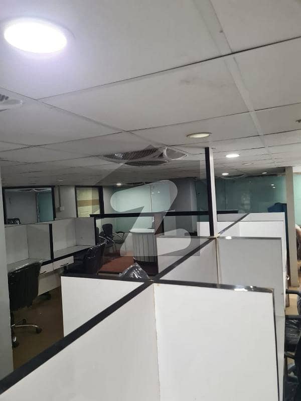 FULLY. FURNISHED OFFICE IS AVAILABLE ON THE RENT IN THE COMMERRICAL. BUILDING AT MAIN SHAHRE E FAISAL