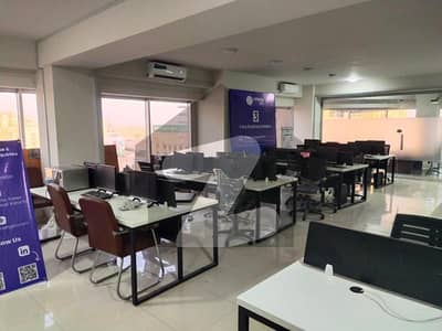 2000 Sq Ft FULL FURNISHED OFFICE in VIP Building of main Shahra e Faisal 24/7 building