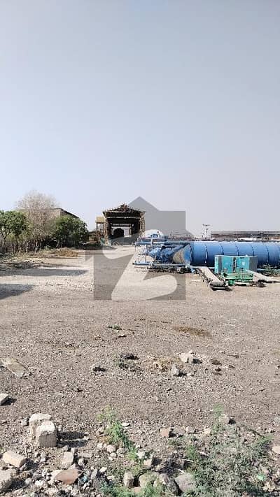 Factory on 8.18 Acres with 6 MW Power, 8 Pounds Gas & Water Line is Available for Sale on Main RCD Road Hub, & Opposite Gatron Industry, Hub Chowki.