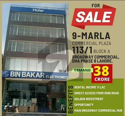 Broadway commercial A BLOCK PLAZA FOR SALE RENT INCOME 1100000