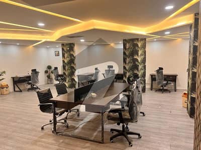 1100 square Feet Full Furnished Brand New Corporation Office For Rent At Main Boulevard gulberg 3 Lahore
