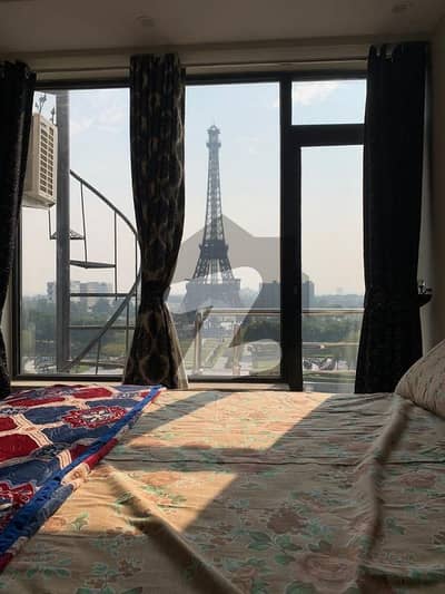 1 Bed Apartment For Rent Facing Eiffel Tower Bahria Town Lahore