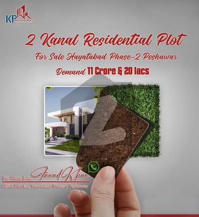 2 Kanal Luxury Residential Plot For Sale In Hayatabad Phase-2