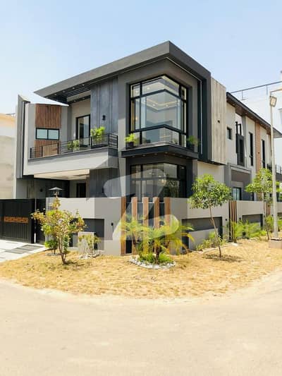 10 Marla Brand New Luxury Double store Corner House For Sale In Royal Orchard
