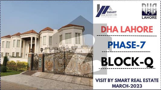 Artistry and Prestige Combined: 1-Kanal Plot with Concierge Services in DHA Phase 7 (Block -Q)!