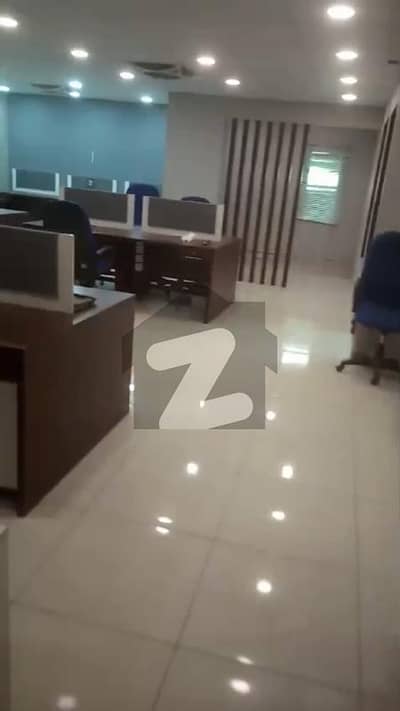 2600 sqft fully furnished office Rimjhim shopping center block 6 Gulshan e Iqbal , main road