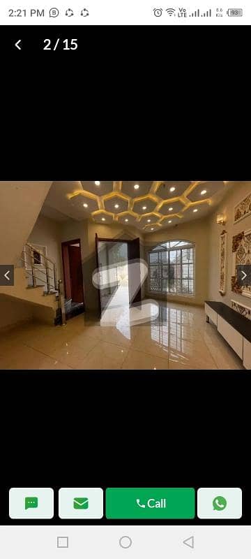 3 marla Beautifull spanish triple story available for sale in Canal garden lahore