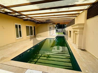 Brand New Luxurious Swimming Pool House On Extremely Prime Location Available For Rent.