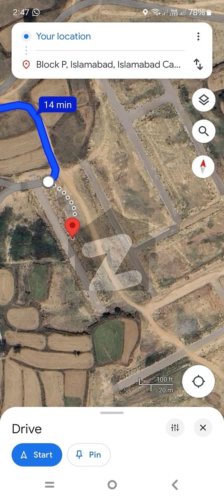 Gulberg Islamabad Block V 7 Marla Plot Near To Developed Available For Sale Gulberg Residencia